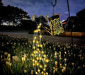 Solar Watering Can with Cascading Lights - Large Waterfall Lights Garden Decor, Owl Shape Solar Hanging Lantern Outdoor Waterproof , 96 LEDs String Light Flashing for Patio,Lawn,Garden,Pathway
