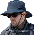 Fishing Hat, UPF50+ Wide Brim Sun Hat for Men Women, UV Protection Hiking Beach Bucket Hats Summer Safari Hat