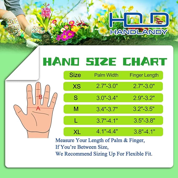 HANDLANDY Rose Pruning Gloves for Men & Women, Long Thorn Proof Gardening Gloves, Breathable Pigskin Leather Gauntlet, Best Garden Gifts & Tools for Gardener