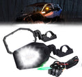Kemimoto UTV LED Lighted Side Mirrors with Flowing Turn Signal