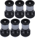 6PCS Lawn Sprinkler Garden Sprinkler, 360° Rotating Buried Spray Nozzle Large Area Coverage Automatic Lawn Sprinkler Heads G1/2 Female Thread Adjusted Watering Sprinkler for Lawn Yard Garden Planter