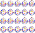 MerryNine 30mm/1.18" 20pack Crystal Ball Prism Sunshine Catcher Rainbow Pendants Maker, Hanging Crystals Prisms for Windows, for Feng Shui, for Gift (AB Color)