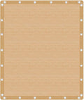 VICLLAX Shade Fabric Sun Shade Cloth Privacy Screen with Grommets for Patio Garden Pergola Cover Canopy 10x12 FT, Wheat
