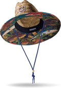 Straw Hat for Men & Women | Lifeguard Hat, Beach Hat & Sun Hat | UPF 50+ Wide Brim for Sun Protection | One Size | Hemlock