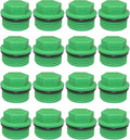30 Pieces 3/4" PT Male Threaded PPR PPR End Cap Plug Pipe Fittings Garden Hose Irrigation Water Tubing Stopper Prevent Leakage Choke Plug