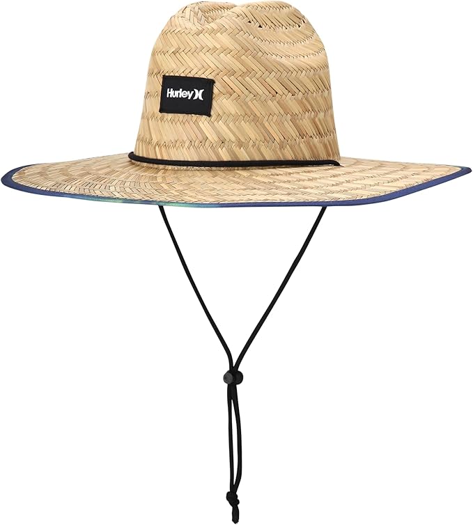 Hurley Men's Straw Hat - Bayside Lifeguard Straw Sun Hat