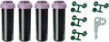K Rain ProPlus 3/4" Reclaimed Water (RCW) Gear Drive Rotor Sprinkler 4 1/2" Pop-Up | 22' - 50' Spray Distance, 40° - 360° Arc Spray Pattern with Full-Circle | Includes Install Kit (4 Pack)