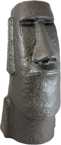 Emsco Group 92308 Easter Island Head Garden Statue, Bronze
