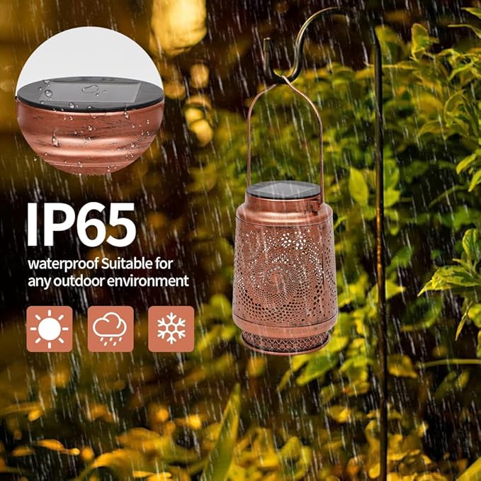 Spiral Lamp Gifts for Mom/Grandma/Women/Sister Solar Light Gifts Mother Day Gift Solar Lanterns Outdoor Waterproof Lights LED Jar Hanging Lamps Decor for Garden Yard Patio