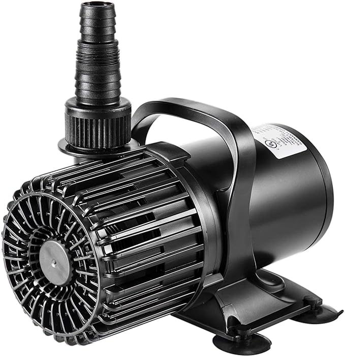 VIVOSUN 1600 GPH Submersible Water Pump, 100W Pond Pump, Ultra Quiet Aquarium Pump with 15FT. Lift Height for Pond, Waterfall, Fish Tank, Statuary, Hydroponic