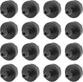 METALLIXITY Pressure Compensating Dripper, (2.6 Gallon Per Hour) 50Pcs, Plastic Irrigation Drip Emitters - for Watering Garden Lawn Plants, Black
