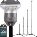 Devos Outdoor LightRanger 1200 - High-Performance LED Tripod Lantern with Adjustable Height, 1200 Lumens Brightness, and Long Battery Life.