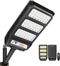 Solar Street Light Outdoor, 6500K Dusk to Down Motion Sensor, LED Solar Powered Street Lamp Outdoor with Remote Control for Parking lot