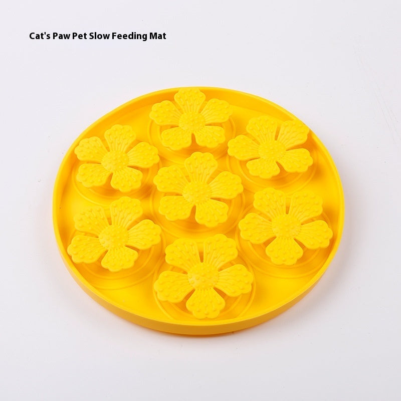 Pet Licking Pad Snack Pad Dog Tableware Suction Cup Silicone Food Bowl