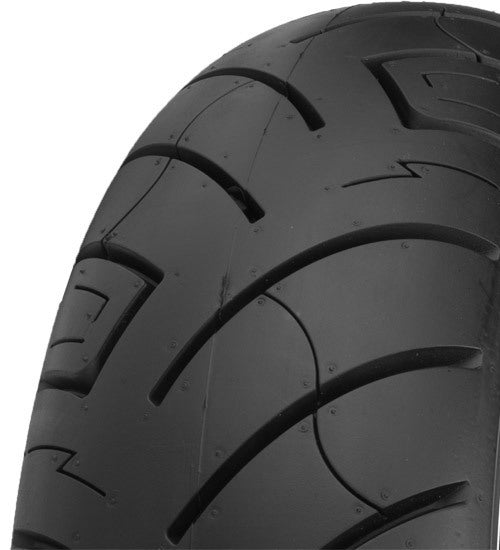 SHINKO, Shinko SR777 Cruiser Front Tire 130/80-17 with Reflective Sidewall for V-Twin and Metric Motorcycles