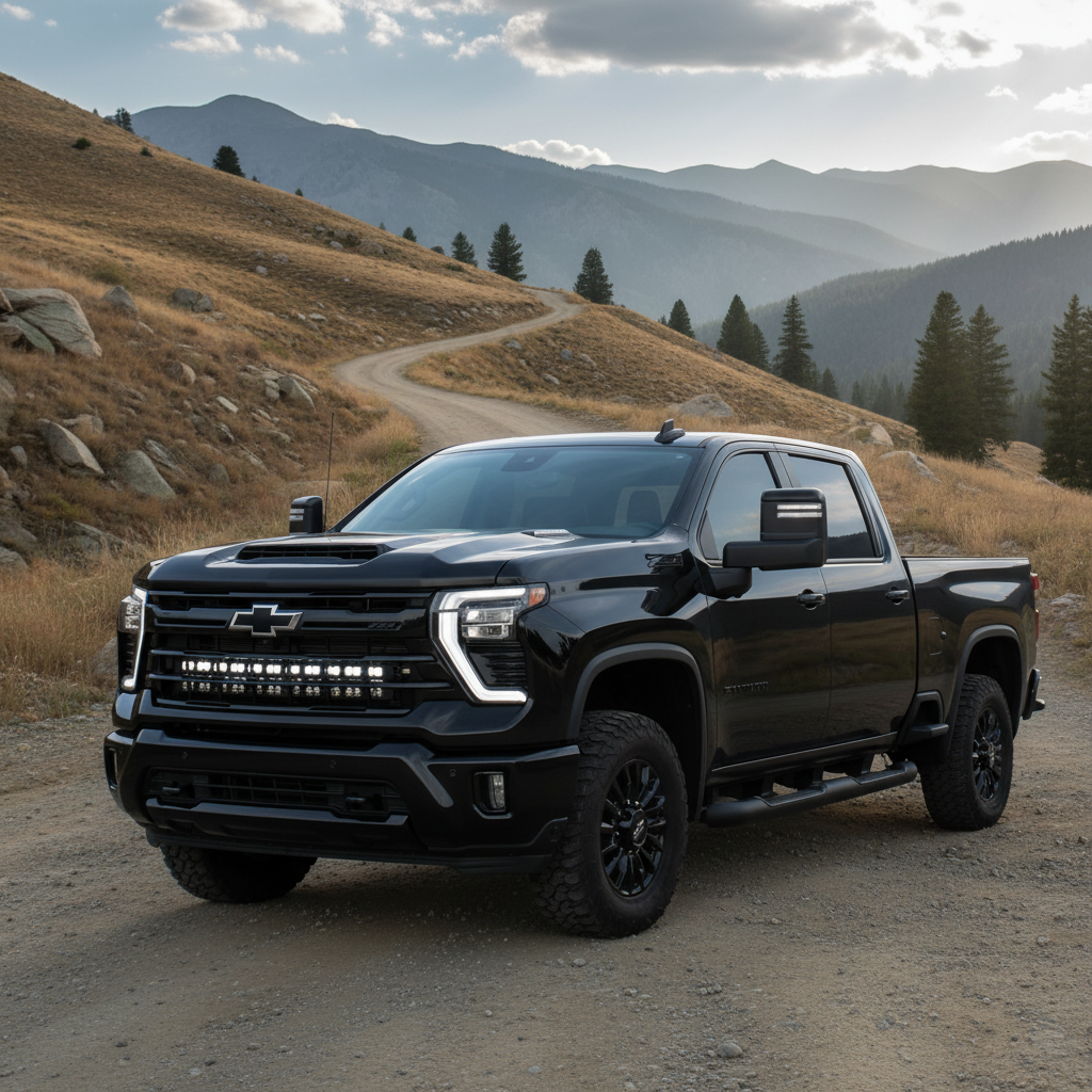 Silverado 2500 3500 light bar single 40in Light Bar - PRO