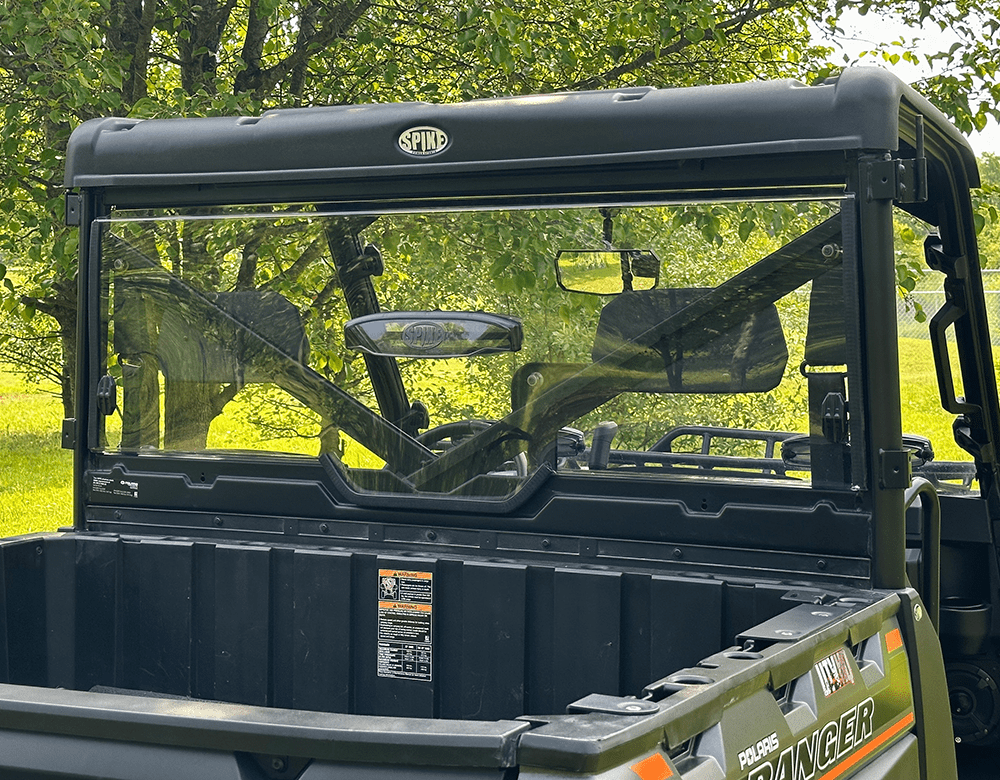Spike Polaris Ranger 1000/XP1000/Kinetic Rear Vented Windshield-HC