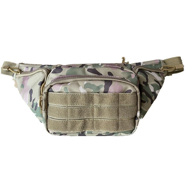 Multi functional tactical waist bag invisible gun bag outdoor cycling running mountain climbing waterproof waist bag
