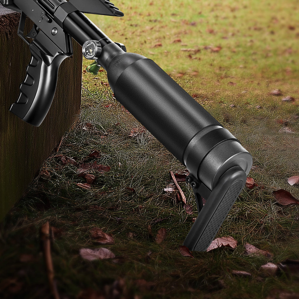 Pinty Nightfall MKII - 22 Cal Regulated PCP Pellet Gun Air Rifle with 850 fps Velocity & Picatinny Rail