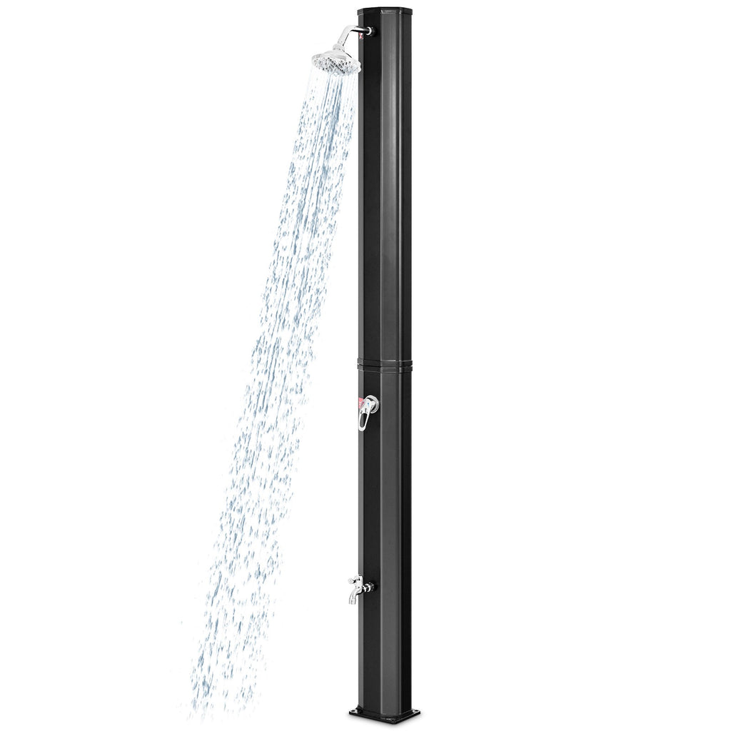 7.2 Feet Adjustable Outdoor Solar Heating Shower Head