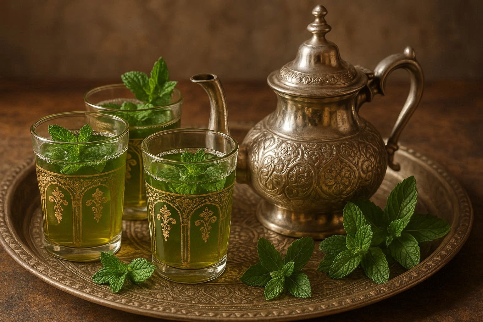Moroccan Mint Coffee Blend - Authentic Green Tea Blend for Refreshing Flavors