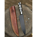 8-Inch Chef Knife — Black-Finished Blade with Choice of Designer Handle (Rosewood, Olive Wood, or Resin Options)