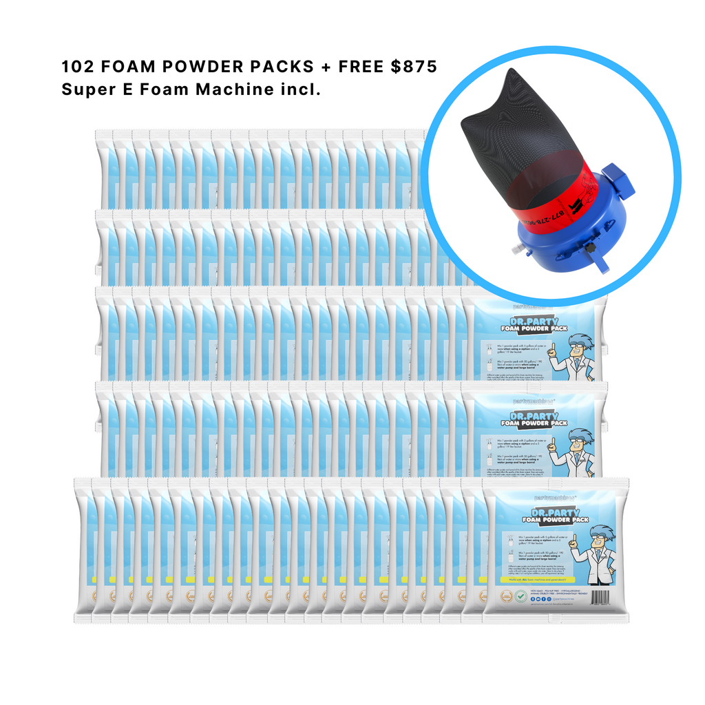 FOAM POWDER PACKS – 102 PACKS (2 Super E's incl.) $15.59 per pack