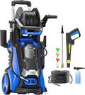 Pressure Washer with 4 Quick Connect Nozzles,Inlet Hose & Filter, Foam Cannon for Cars/Fences/Driveways Cleaning