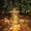 Bee Solar Lanterns Outdoor Waterproof, Metal Hanging Lights Decorations for Garden Yard Lawn Patio, Unique Bee Gifts for Women Mom Grandma Aunt Mother in Law Christmas