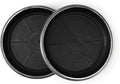 Decorative Heavy Duty Tray/Saucer (2 Pack) Rustic Medieval/French Country Look, Pot/Planter Base for Indoor/Outdoor Decor Use. Long Lasting, Reusable Light Weight (7 inches, Silver)