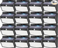 [ 16 Packs] Solar Motion Sensor Lights Outdoor, Solar Fence Lights with 3 Lighting Modes, Solar Powered Security Lights Waterproof for Outside Yard Wall Garden Backyard Deck Step Garage