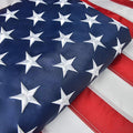 American Flag 2.5x4 FT, US Flag USA High Wind with Embroidered Stars, Sewn Stripes, Brass Grommets, Durable USA Flag Outdoor Outside