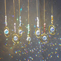 7PCS Crystal Suncatchers Rainbow Maker Healing Crystals for Window Prism Balls Indoor Outdoor Hanging Ornament Pendant Decor for Home, Garden, Wedding, Christmas