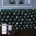 Christmas Net Lights for Bushes - 360 LED Net Lights Outdoor Plug in with Remote, 12x5 ft Extendable 8 Modes Christmas Net Lights Waterproof for Outside Gazebo Lawn Wedding Patio Garden Tree (White)