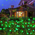 St Patricks Day Decorations Solar Garden Green Lights Outdoor, 2 Pack 20 LED Solar Firefly Lights, Waterproof Solar Wind Swaying Lights for St. Patrick's Day Irish Day Outside Yard Patio Decoration