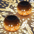 Starsoul 2 Pack Solar Lanterns Waterproof Outdoor, Hummingbird Hollow Out Decoractive Hanging Solar Lantern Lights for Outside Garden Yard Porch Tabletop Patio Decor, Gardening Gifts for Women Mom