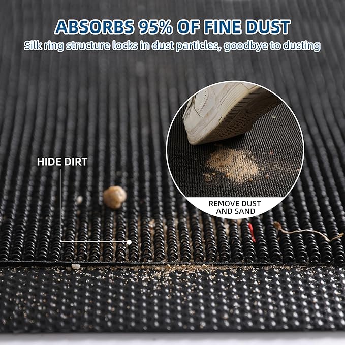 Custom Commercial Grade Carpet Floor Entryway Area Rug Welcome Door Mat for Business Home Indoor/Outdoor Non Slip Washable Durable