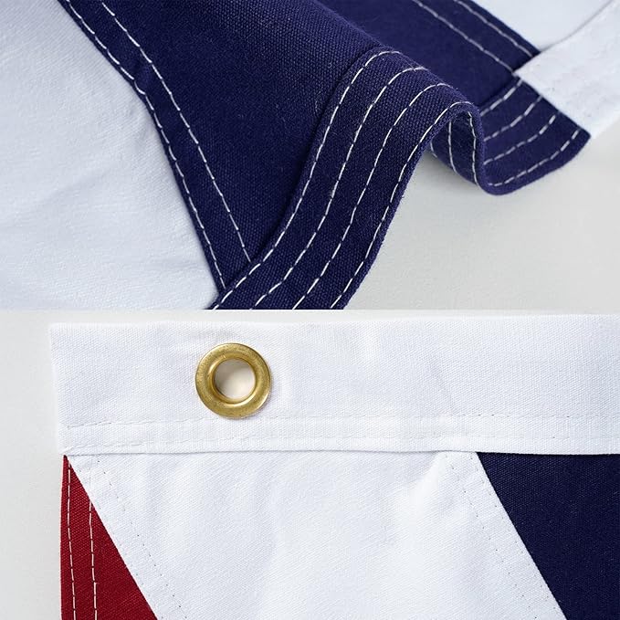 Homissor British Flag 5x8 Union Jack England Flags Embroidered Sewn Stripes Large United Kingdom UK Flag Heavy Duty Outdoor