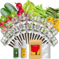 inbloom Fruit Seed Pod Kit for AeroGarden, MUFGA, Ahopegarden, iDOO Hydroponic Growing System, 18-Pod, 350+ Seeds Included Strawberry, Cucumber, Green Pepper, Golden Tomato, Radish, Dwarf Pea, Beet