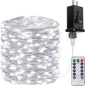 66Ft 200LED Fairy Lights Plug in with Remote, Waterproof String Lights Outdoor & Indoor 8 Modes with Timer, LED Twinkle Lights for Girl's Room Garden Patio Halloween Christmas Decorations (Cool White)