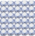 Bright LED Floral Tea Light Submersible Lights for Party Wedding (White, 60 Pack)
