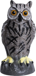 Galashield Owl Decoy to Scare Birds Away | Plastic Owls to Scare Birds Away | Owl Statue for Garden & Outdoors