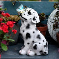 Dog Garden Figurines Outdoor Decor Solar Statue with LED Lights for Patio Lawn Yard Art Decoration Housewarming Garden Gift