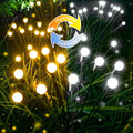 6-Pack Solar Garden Lights, 48 LED Solar Lights Outdoor for Garden Decor, Waterproof Firefly Light Outdoor (Sway by Wind), Swaying Light for Yard Patio Landscape Decorations (Warm White & Cool White)