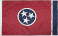 FlagSource Tennessee Nylon State Flag, Made in the USA, 4x6'