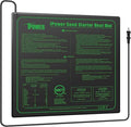 iPower Durable Seedling Heat Mat Warm 20" x 20" Hydroponic Heating Pad Waterproof for Seed Starting Greenhouse and Germination