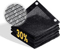 VICLLAX 30% Shade Cloth, 4x13FT Durable Black Mesh Trap with Every 3 FT Grommet, Sun Shade Fabric Netting for for Plants Cover, Greenhouse, Chicken Coop, Barn Kennel, Garden Patio