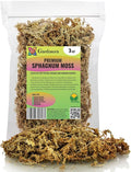 Premium New Zealand Sphagnum Moss by Gardenera - Organic Hand Mixed Long Fibered Sphagnum Moss Orchid - 3 Quart