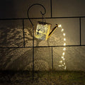 Solar Lights Outdoor Garden Decor, Large Waterproof Watering Can Landscape Lights Outside Decorations for Yard Front Porch Patio Backyard Gardening Gift for Mom Grandma Women Birthday