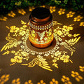 Hummingbird Solar Lanterns Outdoor Waterproof Hanging Solar Lights Gifts for Women Metal LED Lanterns Outside for Garden, Yard, Patio, Lawn, Porch